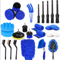 26Pcs Detail Brushes Car Detailing Kit Interior with Drill Brush Set, Detailing Brushes Car Cleaning Kit for Interior, Exterior, Windshield, Carpet, Leather, Air Vents