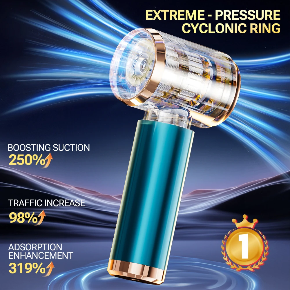 Wireless Car Vacuum 165000Pa — Powerful Suction